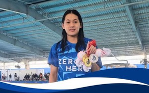 'Tiểu Ánh Viên' của bơi lội Việt Nam tiếp tục phá kỷ lục thứ 3 tại giải trẻ Đông Nam Á