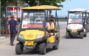 Thanh Hóa dừng hoạt động xe điện 4 bánh chở du khách ở Sầm Sơn từ 1/7