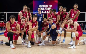 Tuyển bóng chuyền Mỹ ngược dòng thắng nghẹt thở Trung Quốc ở VNL 2025