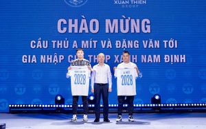 Thép Xanh Nam Định ký hợp đồng 3 năm với Văn Tới, A Mít