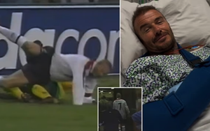Nhìn lại khoảnh khắc khiến Beckham chịu đau 22 năm trước khi phẫu thuật 