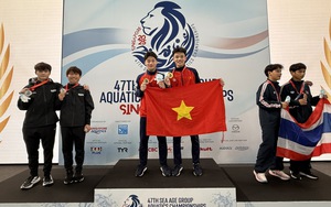 Nhảy cầu Việt Nam giành 2 HCV tại Giải vô địch nhóm tuổi Đông Nam Á