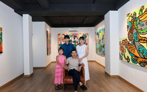 Hoàng Nhật Quang gây ấn tượng với triển lãm cá nhân lần thứ hai ở tuổi 13