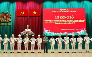 Công bố Quyết định về tổ chức bộ máy và công tác cán bộ của Công an TP. Hồ Chí Minh