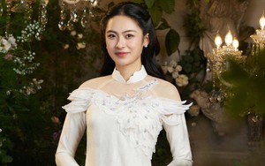 Á hậu Vân Nhi đẹp dịu dàng với áo dài của NTK Vũ Lan Anh