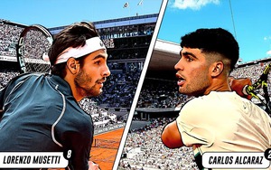 Link xem trực tiếp Musetti vs Alcaraz 19h30 hôm nay, bán kết Roland Garros 2025