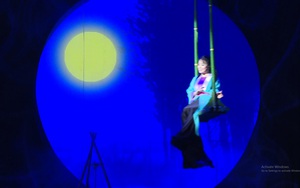 Tái ngộ màn nghệ sĩ cải lương vừa bay vừa hát trong trích đoạn 'Thượng Thiên Thánh Mẫu'