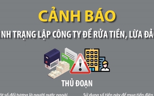 Cảnh báo tình trạng lập công ty để rửa tiền, lừa đảo