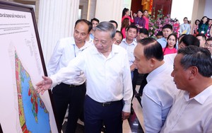 Tổng Bí thư Tô Lâm kiểm tra hoạt động chính quyền địa phương hai cấp Thành phố Hà Nội