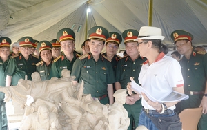 Bảo đảm tiến độ xây dựng công trình tưởng niệm chiến sĩ quốc tế tại Bảo tàng Lịch sử Quân sự Việt Nam