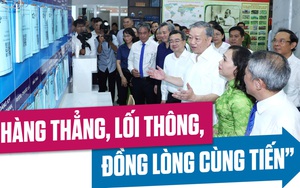 “Hàng thẳng, lối thông, đồng lòng cùng tiến”