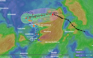 Bão đổi hướng, có khả năng mạnh thêm và hướng về đất liền bán đảo Lôi Châu (Trung Quốc)
