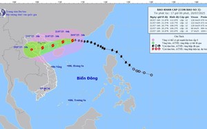 Tin nhanh về bão số 3 lúc 19 giờ ngày 20/7