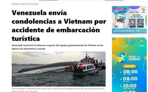 Venezuela gửi lời chia buồn đến Việt Nam sau vụ chìm tàu ở vịnh Hạ Long