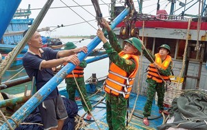 Bão số 3: Bộ đội Biên phòng Nghệ An bám cơ sở, giúp dân “vượt” bão