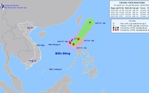 Dự báo thời tiết ngày 24/7: Bão số 4 di chuyển theo hướng Nam Đông Nam