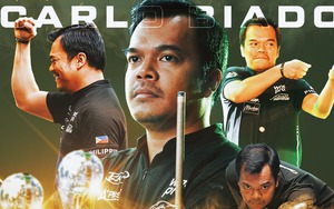 Thắng kịch tính cơ thủ số một thế giới, 'Hắc hổ' Carlo Biado vô địch World Pool Championship 2025