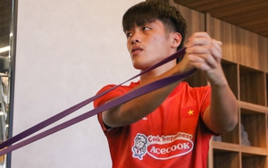 U23 Việt Nam rèn thể lực, sung sức chờ đấu Indonesia ở chung kết