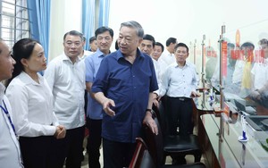 Tổng Bí thư Tô Lâm kiểm tra vận hành hoạt động hệ thống chính trị xã Si Pa Phìn - tỉnh Điện Biên