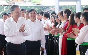 Tổng Bí Thư Tô Lâm dự Lễ khởi công Trường liên cấp Tiểu học, Trung học cơ sở xã Si Pa Phìn, tỉnh Điện Biên