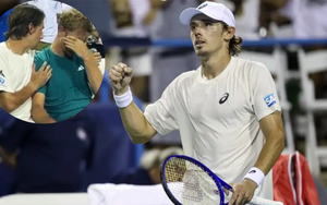 Tay vợt top 13 thế giới có hành động đẹp sau khi giành danh hiệu ATP thứ 10 đầy kịch tính