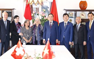 Chủ tịch Quốc hội Trần Thanh Mẫn tiếp Chủ tịch Hội Hữu nghị Thụy Sĩ - Việt Nam