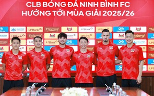Sau HLV Tây Ban Nha, Ninh Bình ra mắt cùng lúc 6 tân binh