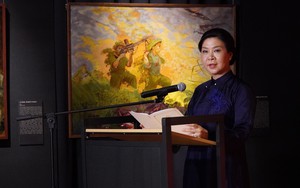 Khai mạc triển lãm tranh sơn mài Việt Nam tại Nga