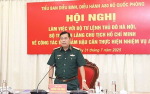 Tiểu ban diễu binh, diễu hành A80 làm việc với Bộ Tư lệnh Thủ đô và Bộ Tư lệnh 969
