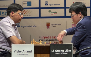 Lê Quang Liêm giành danh hiệu ở châu Âu khi thắng kỳ thủ 5 lần vô địch thế giới, được báo chí quốc tế khen ngợi