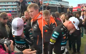 Tay đua F1 gặp sự cố hy hữu khi ăn mừng chiến thắng