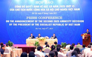 Họp báo công bố Quyết định về đặc xá năm 2025 (đợt 2) của Chủ tịch nước