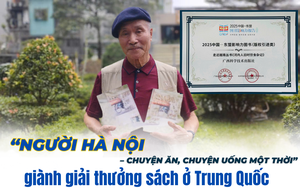 "Người Hà Nội - chuyện ăn, chuyện uống một thời" giành giải thưởng sách ở Trung Quốc