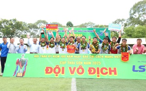 Đài Tiếng nói Nhân dân TP.HCM vô địch Giải bóng đá Hội Nhà báo TP.HCM 2025