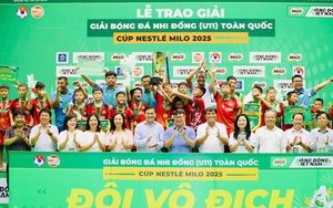 VCK giải U11 toàn quốc Cúp Nestlé MILO 2025: Hưng Yên lần đầu đăng quang