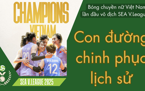 Bóng chuyền nữ Việt Nam lần đầu vô địch SEA V.League: Con đường chinh phục lịch sử