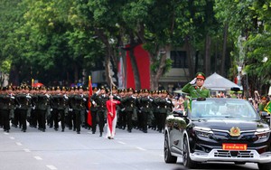Hình ảnh Lễ diễu binh, diễu hành tại Ngày hội vì Thủ đô bình yên