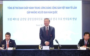 Tổng Bí thư Tô Lâm gặp mặt Mạng lưới Đổi mới sáng tạo Việt Nam tại Hàn Quốc