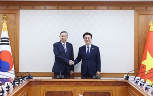 Tổng Bí thư Tô Lâm hội kiến Thủ tướng Hàn Quốc Kim Min Seok