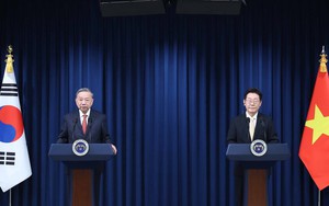 Tổng Bí thư Tô Lâm và Tổng thống Hàn Quốc Lee Jae Myung gặp gỡ báo chí