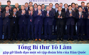 Tổng Bí thư Tô Lâm gặp gỡ lãnh đạo một số tập đoàn lớn của Hàn Quốc