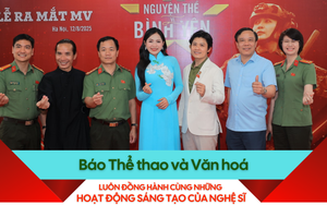 Báo Thể thao và Văn hóa: Luôn đồng hành cùng những hoạt động sáng tạo của nghệ sĩ