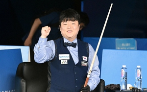 Sau khi loại Quyết Chiến, thần đồng billiards Hàn Quốc tiếp tục thể hiện đẳng cấp thế giới với tấm HCV World Games 2025