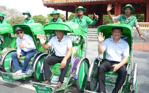 Huế: Ra mắt dịch vụ Grab Xích lô đầu tiên tại Việt Nam
