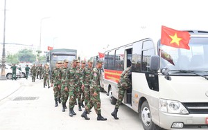 Đón đoàn Quân đội Campuchia sang Việt Nam tham gia diễu binh, diễu hành dịp Quốc khánh