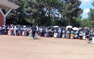 Tiếp nhận 353 công dân Việt Nam do phía Campuchia trao trả