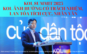 KOL summit 2025: KOL ảnh hưởng có trách nhiệm, lan tỏa tích cực, nhân văn