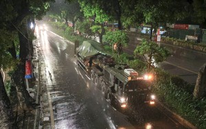 Dàn xe pháo quân sự cơ động về các điểm tập kết, sẵn sàng cho nhiệm vụ A80