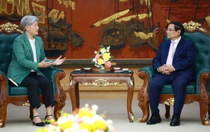 Thủ tướng Phạm Minh Chính tiếp Bộ trưởng Ngoại giao Australia