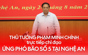Thủ tướng Phạm Minh Chính trực tiếp chỉ đạo ứng phó bão số 5